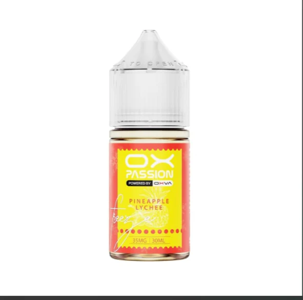 Ox Passion Freeze Flavor Pineapple Lychee 30ml By Oxva