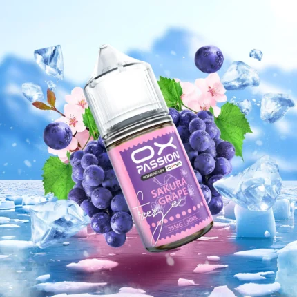 Ox Passion Freeze Flavor Sakura Grape 30ml By Oxva