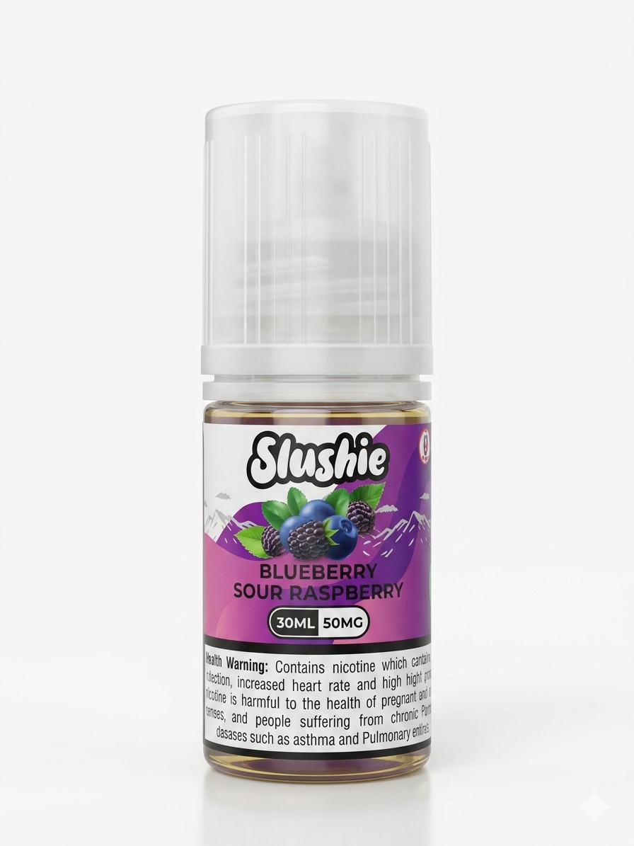 Slushie Nicsalt – Iced Blueberry Sour Raspberry 30ml (35/50 mg)